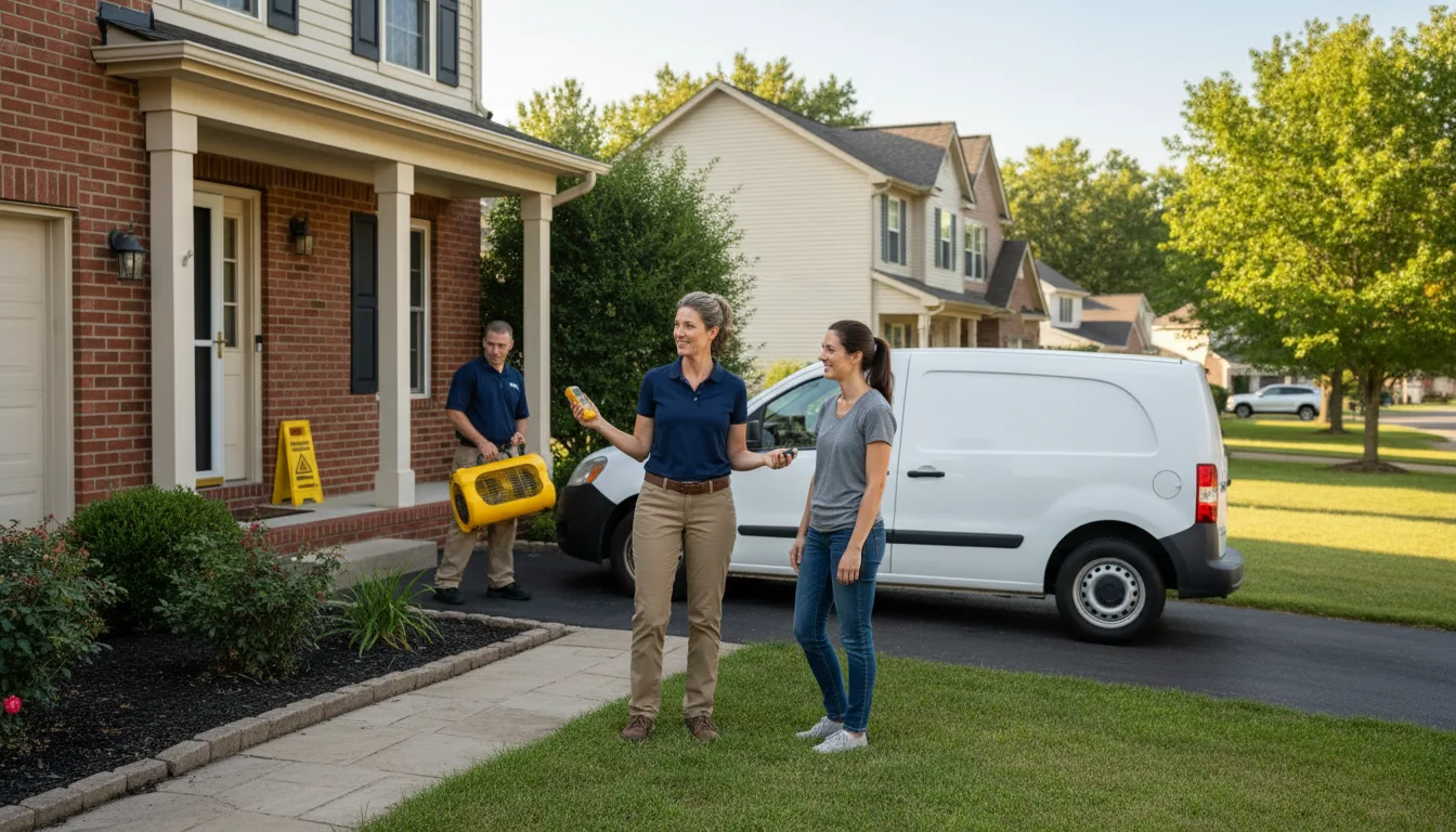 Residential water damage restoration in Harbor Beach, MI